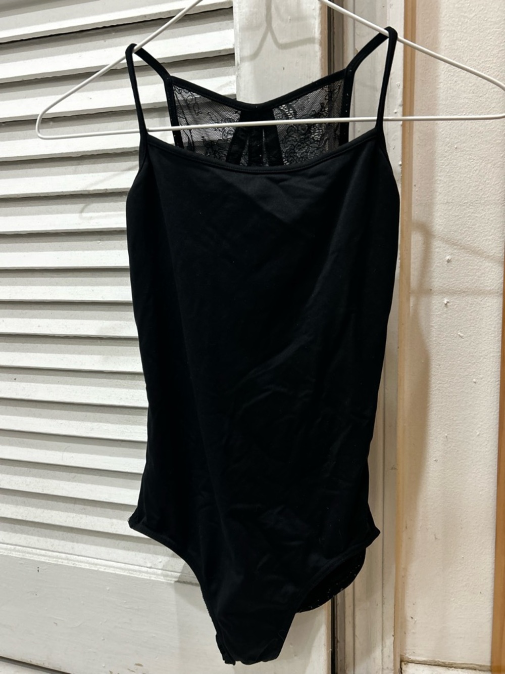 Girl’s Classy and Elegant Black Lace-Back Ballet Leotard Bloch